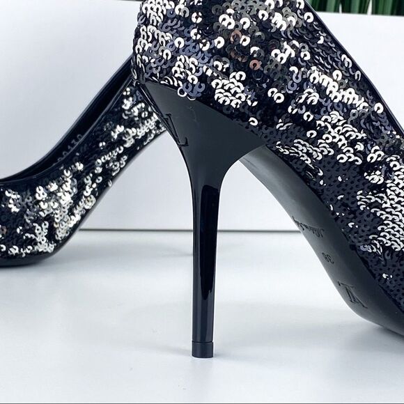 Authentic LOUIS VUITTON Sequin Pumps 38​​​ - Picture 11 of 11
